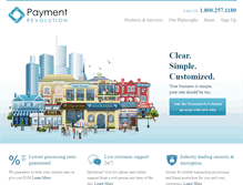 Tablet Screenshot of paymentrevolution.com